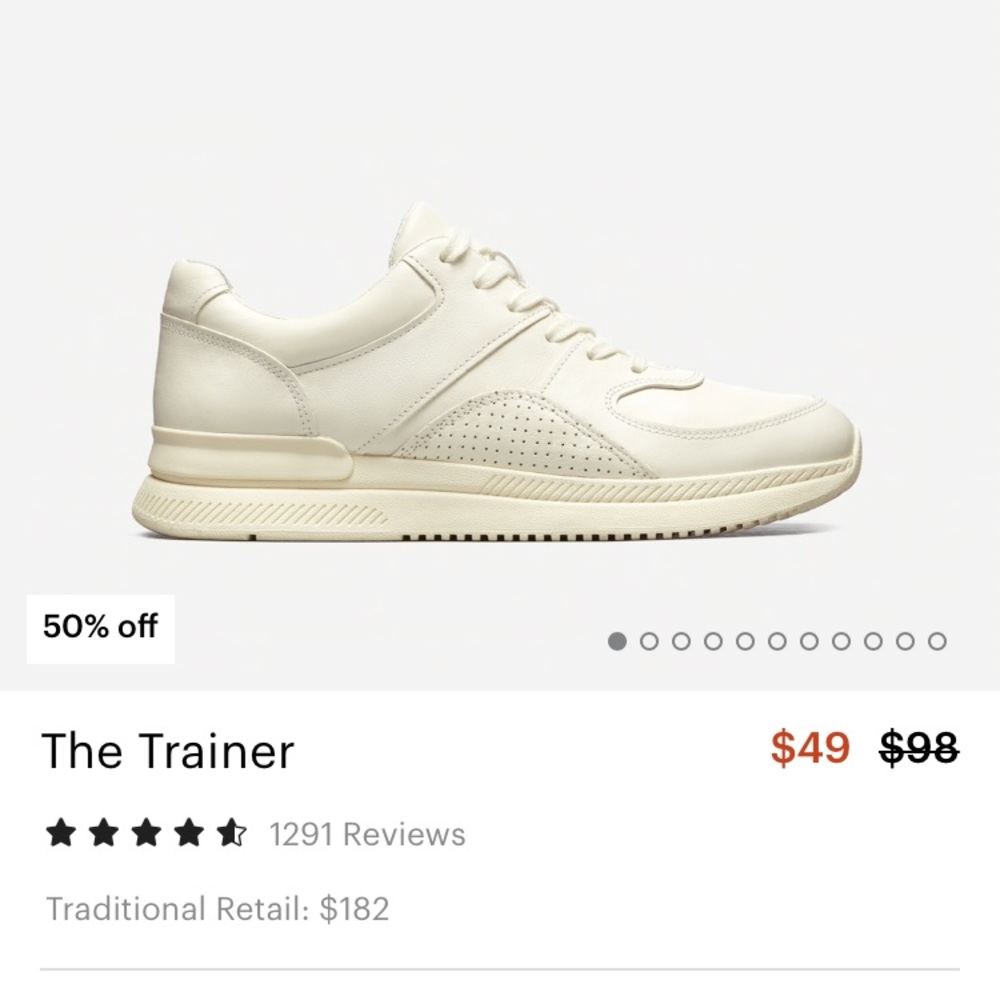 Everlane Trainers in off-white